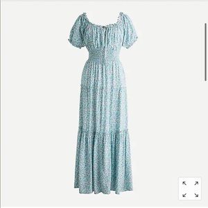 J. Crew Factory floral midi dress-worn once